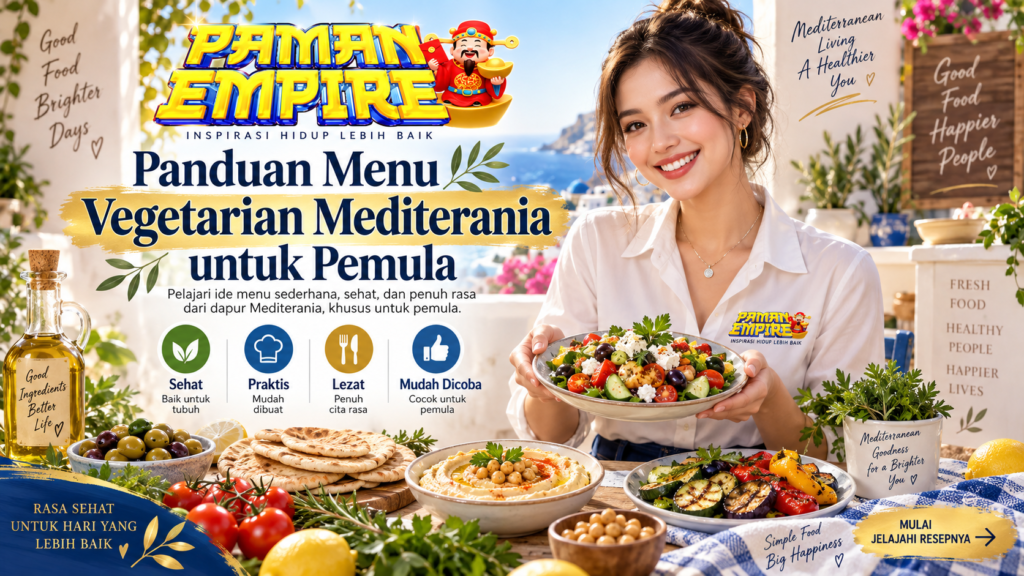 Panduan menu vegetarian Mediterania untuk pemula