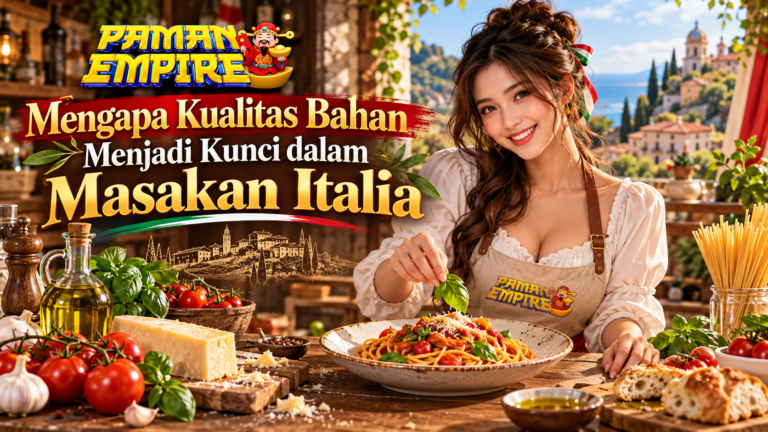Kualitas bahan menjadi kunci dalam masakan Italia dengan penggunaan tomat segar, basil, minyak zaitun, keju, pasta, dan bahan pilihan lainnya.